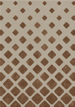 Cubic 13820-diamonds2 - handmade rug, tufted (India), 24x24 5ply quality